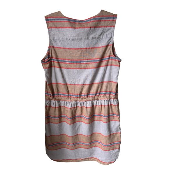 Caslon Women's Linen Blend Sleeveless Dress Size PS ResortReady Casual BohoChic - Picture 3 of 4